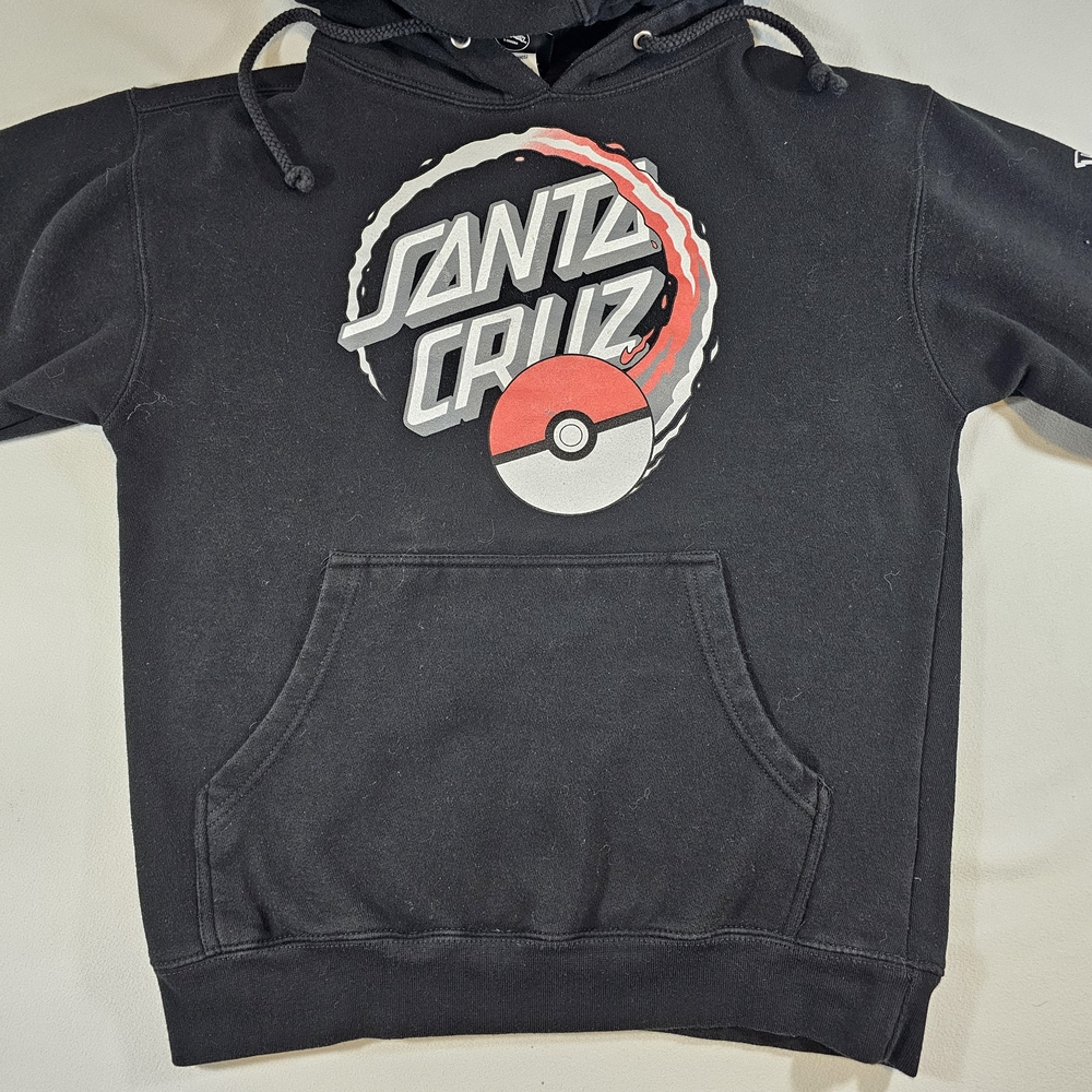 Pokemon X Santa Cruz Cotton Blend Hoodie Sz SMALL - Picture 6 of 16